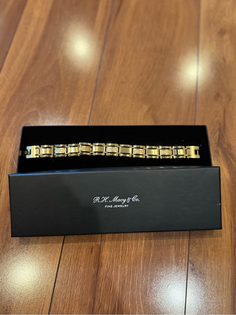 Macy's Men's Gold-Tone Link Bracelet